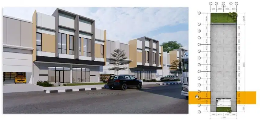 DI JUAL GUDANG BARU MODERN 1764 METER DI BALARAJA BARATDEKAT EXIT TOL