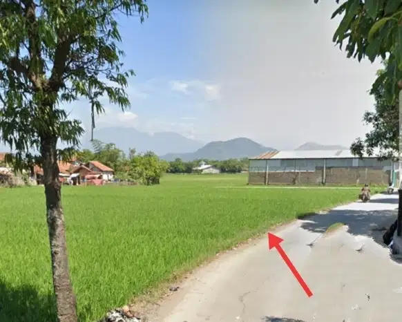 Dijual Cepat Tanah/Sawah Pinggir Jalan dekat Majalaya, Bandung