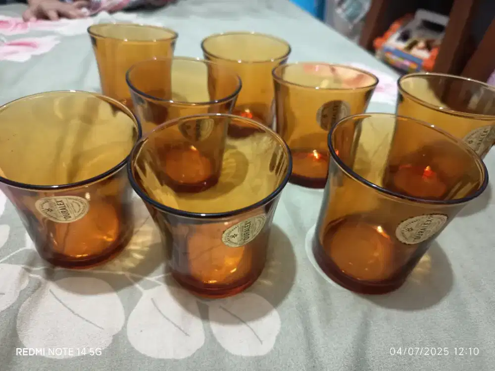 Duralex Amber Glass 210ml made in France Original