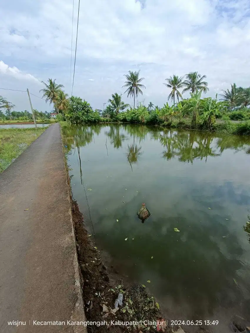 Kolam Ikan Akses Motor Karang Tengah dekat Lingkar Selatan Cianjur