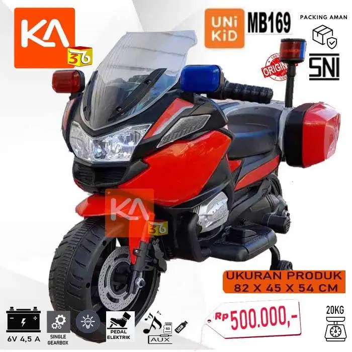 Mainan Motor Aki Anak Unikid MB 169
