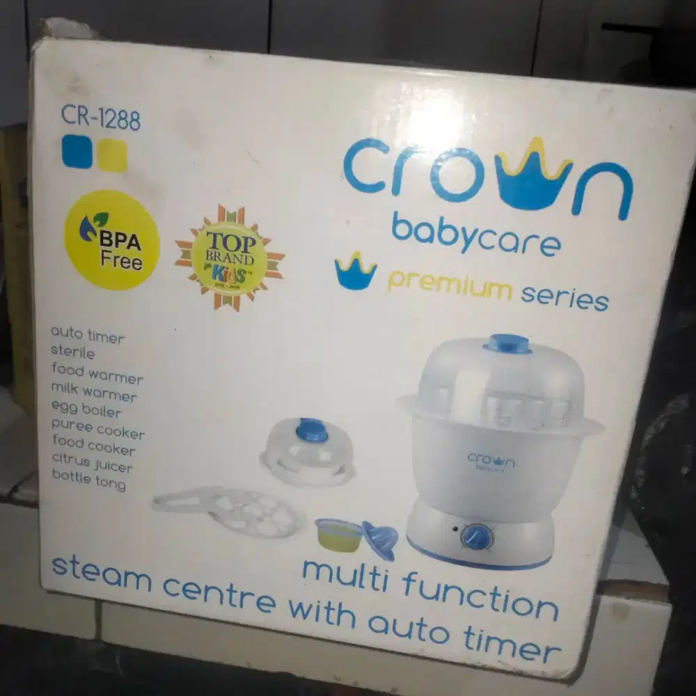 Mesin uap serba guna untuk bayi merk crown