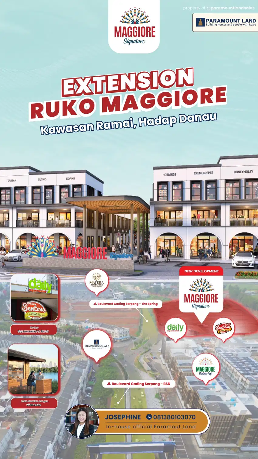 Ruko Maggiore Signature Gading Serpong 4,5x15 2 lantai