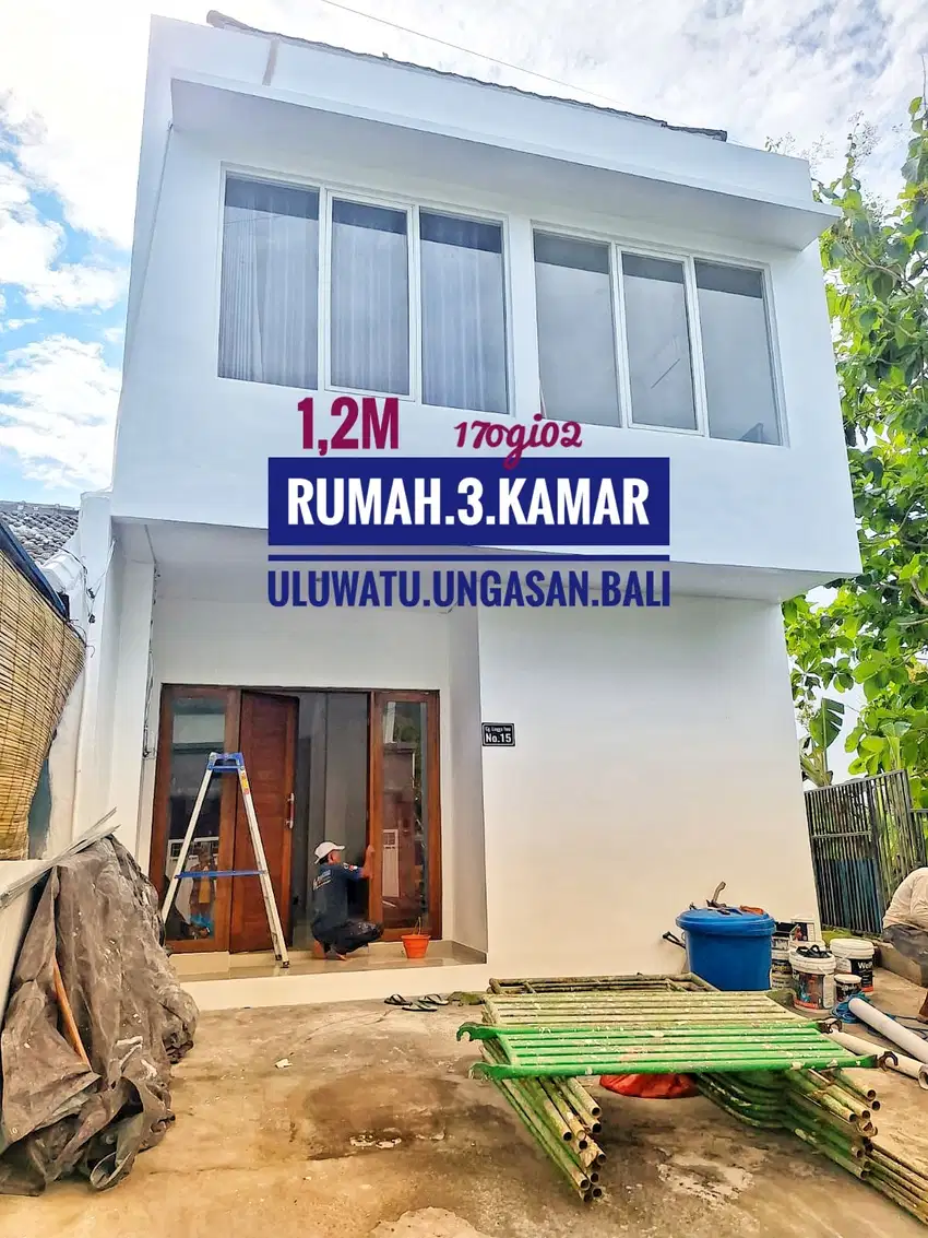 Jual Rumah Baru Ready 3 kamar Furnished Uluwatu Ungasan bali