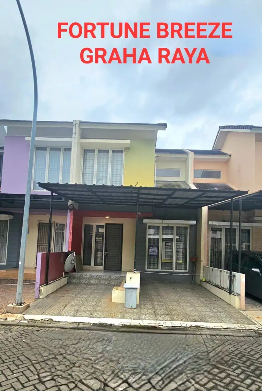 DI JUAL RUMAH DI FORTUNE BREEZE - Sudah Renov - Semi Furnished