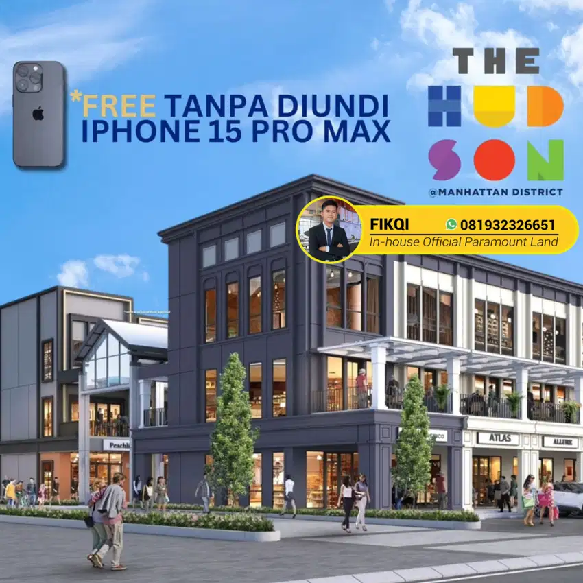 Ruko Hudson Lokasi Strategis investasi paling cuan di Gading Serpong