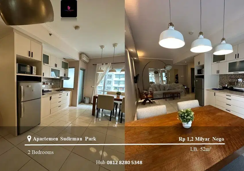 Dijual Apartemen Sudirman Park Middle Floor 2BR Full Furnished Tower A