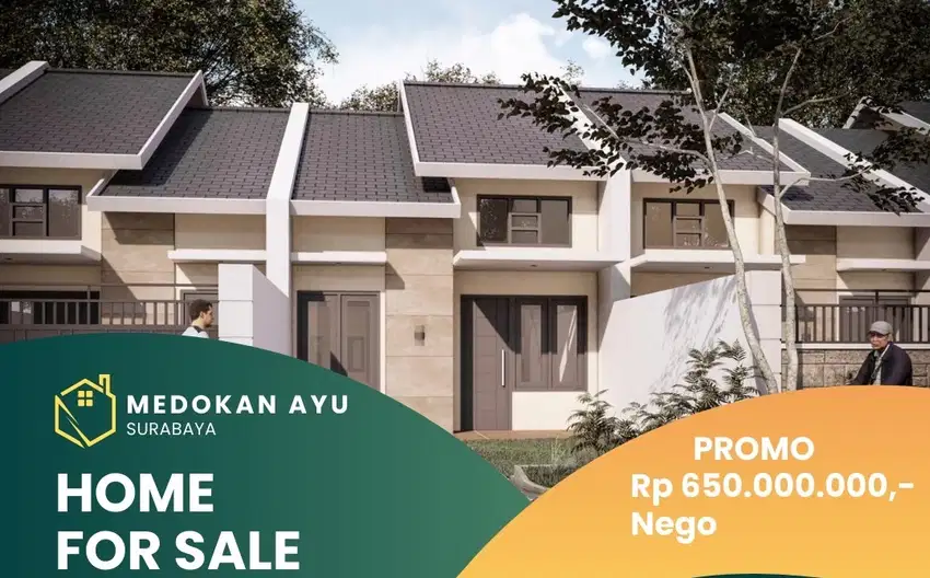 Rumah Medokan Ayu, Surabaya Timur Minimalis Ciamik