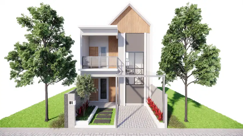 Rumah 2 Lantai di Bumiayu, Pinggir Jalan Poros!