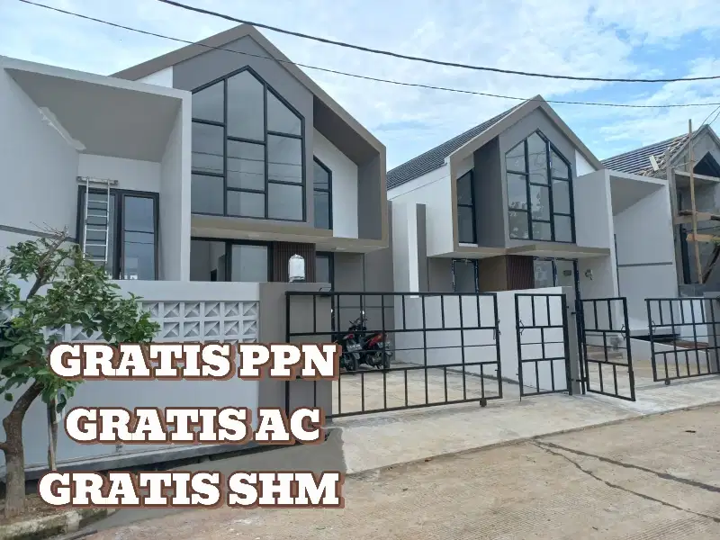 Dijual Rumah Baru Gratis PPN Hemat Ratusan Juta Rupiah