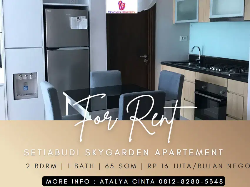 Disewakan Apartement Setiabudi Sky Garden 2BR Full Furnished Tower SKY