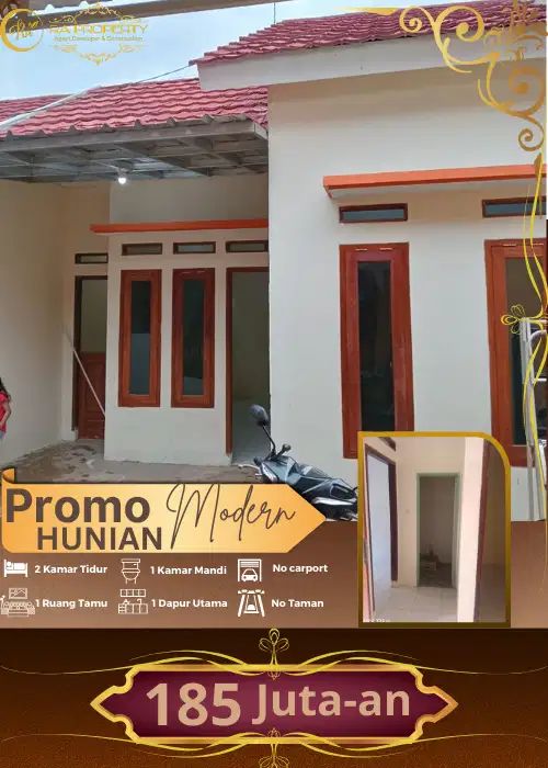 RUMAH MURAH 2 KAMAR SIAP HUNI AKSES STRATEGIS 10 MENIT DARI STASIUN