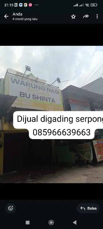 Dijual Ruko  digading serpong  (nego)
