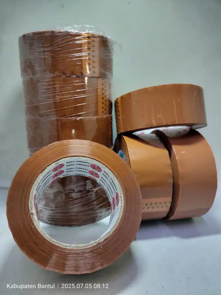 lakban solasi coklat untuk paking 200 yard