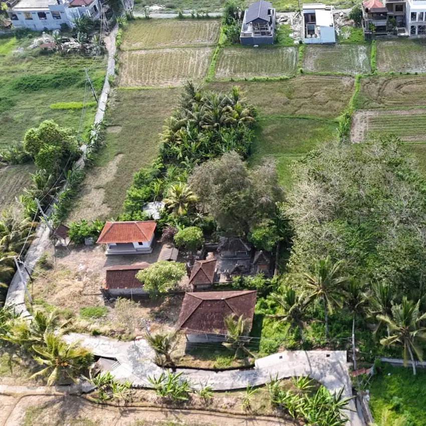 Small Plot Land Link Villa Tourism Zoning Singakerta Ubud Bali
