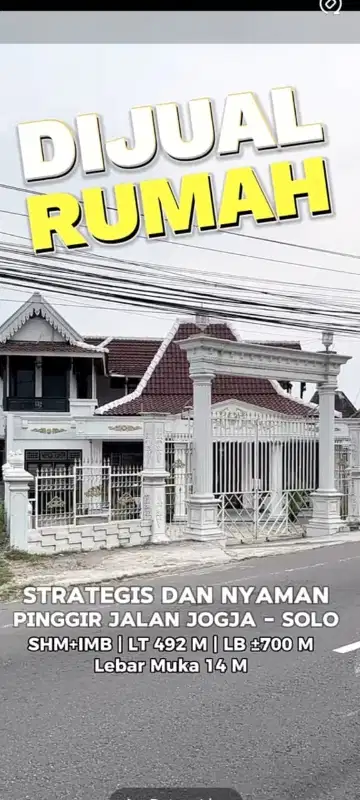 jual rumah murah di  Jawatengah  harga di bawah pasar