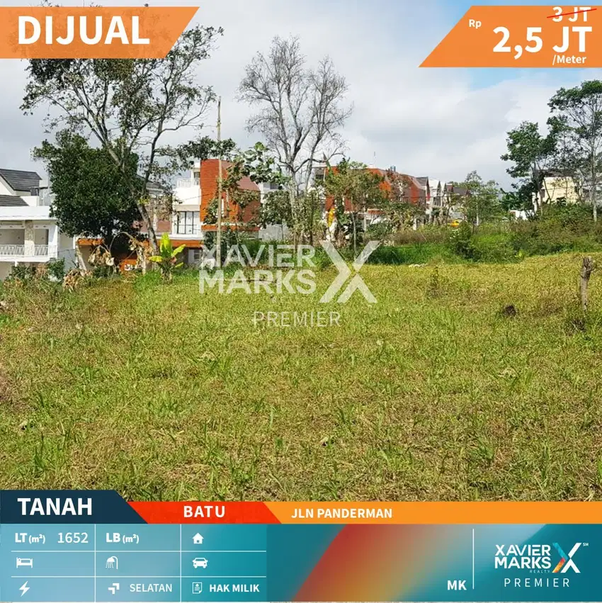 Dijual Tanah Strategis di Pandeman Atas Depan Perum De Shafa Batu