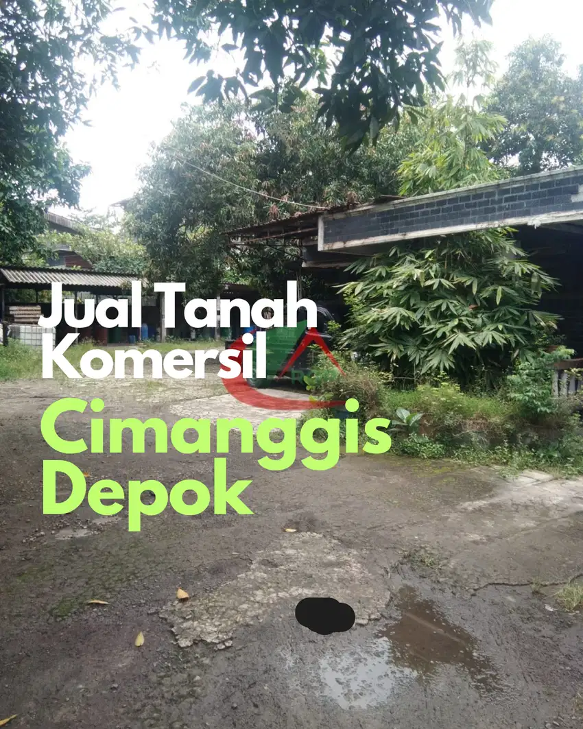 Jual Tanah bonus Rumah Cocok Untuk Usaha Di Cimanggis Depok