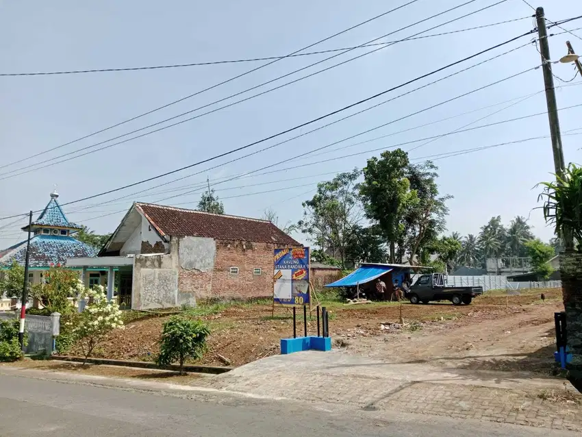 Tanah Kavling Tumpang Sudah Split SHM Lokasi Tengah Pemukiman
