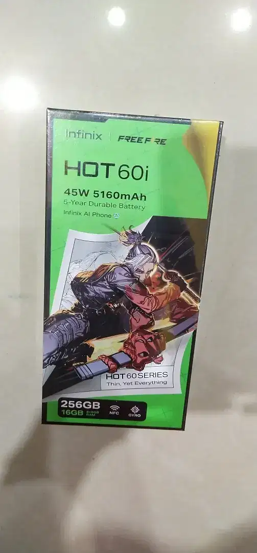 Infinix Hot 60i Ram 8+8/256 Garansi Resmi