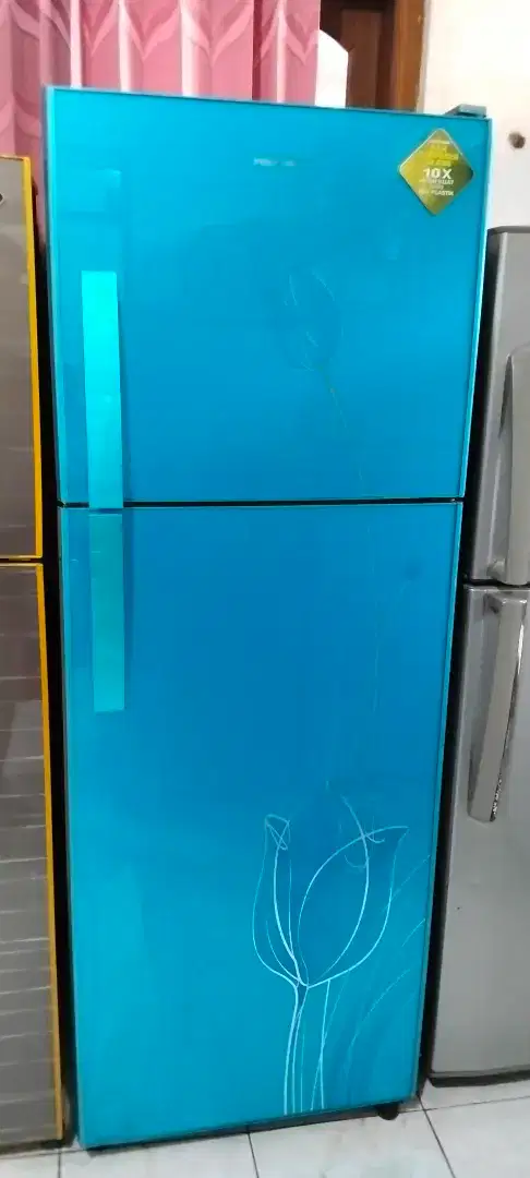 Kulkas Polytron Beleza Tempered Glass Orisinil