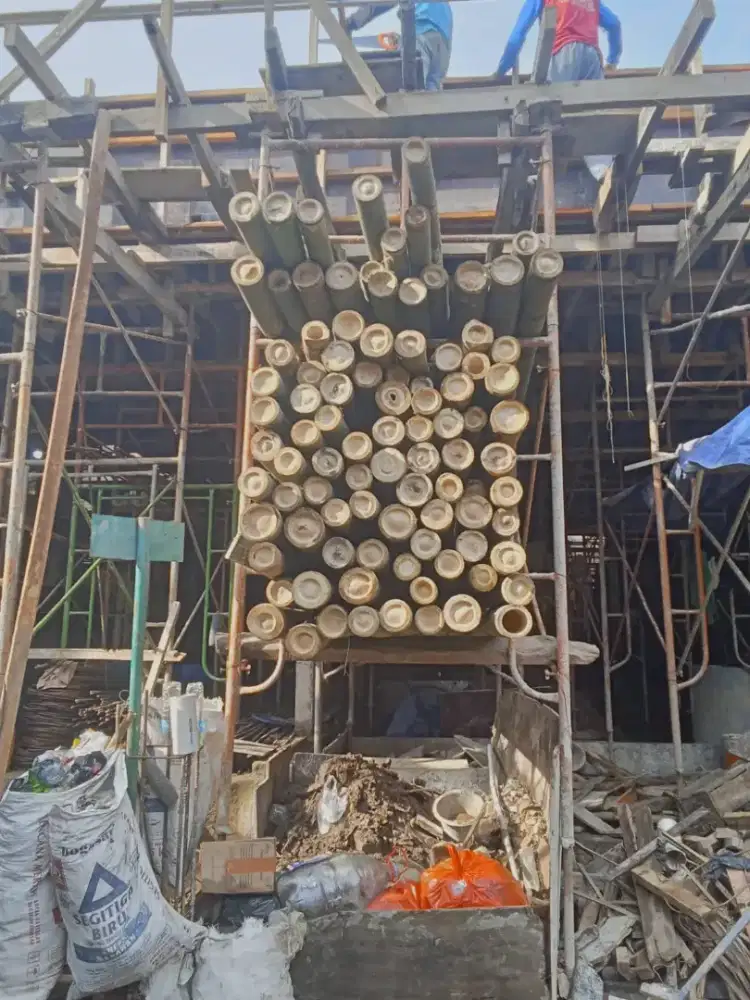 Jual bambu proyek dan papan cor