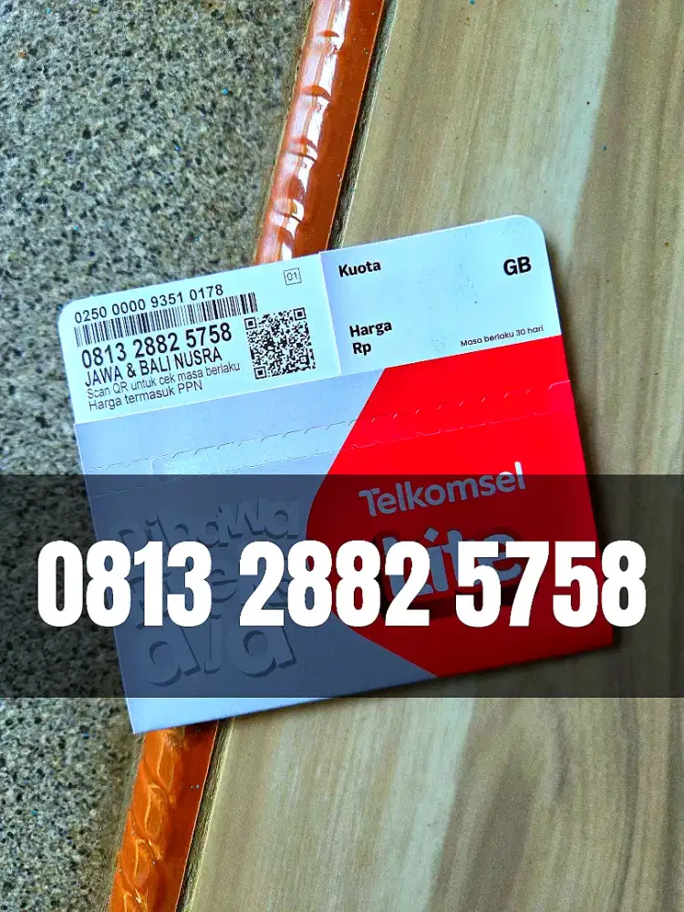 Nomor Cantik Telkomsel simPATI Spesial Hoki Maju Mapan 5758