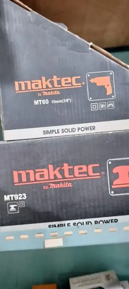 Bor maktec dan mesin amplas