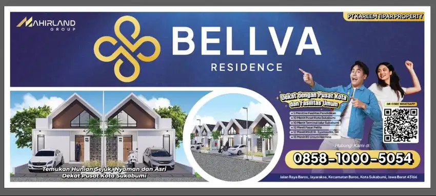 Rumah di Bellva Residence, Baros Sukabumi