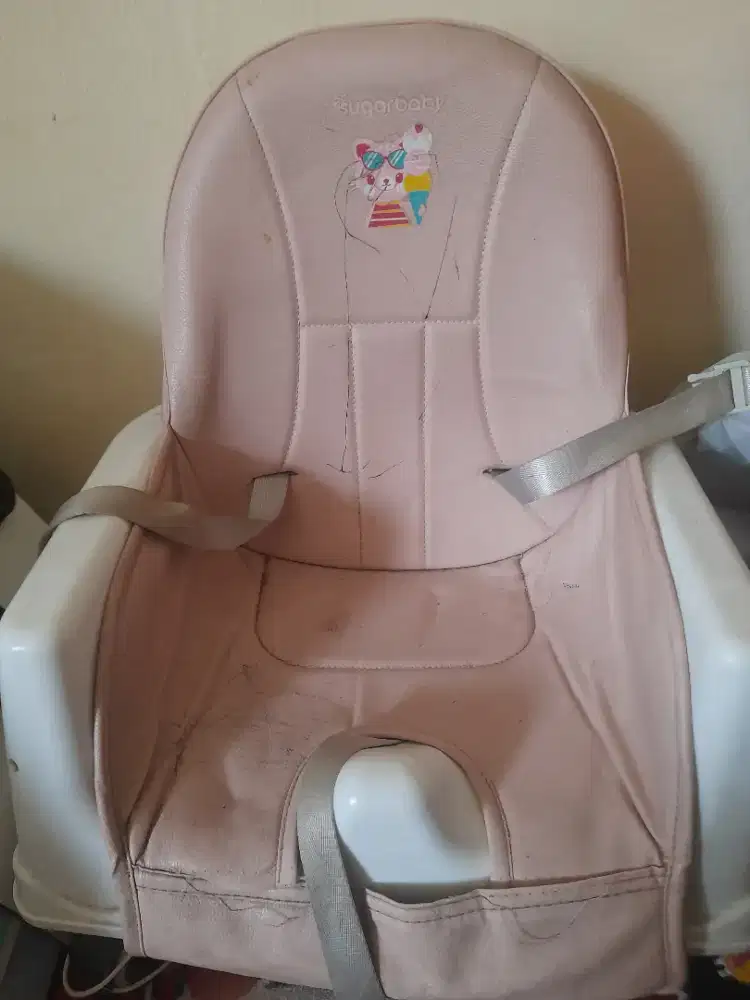 Preloved sugar baby chair kursi makan bayi