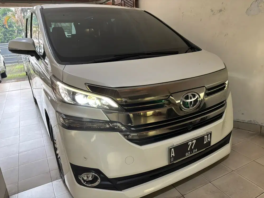 Toyota Vellfire Putih 2015/2016 Murah istimewa