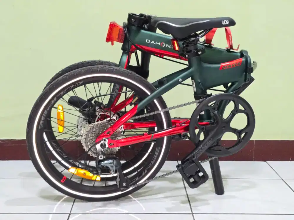 Sepeda Lipat DAHON ION DENVER 20 Hijau list Merah