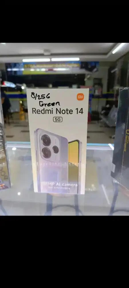 Xiaomi redmi note 14 5G ram 12gb 512gb dan8/256 resmi