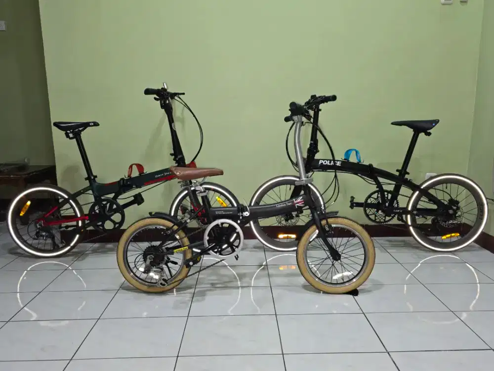 Paket 3 Sepeda Lipat Element Ecosmo, Dahon ION DENVER, LONDON TAXI 16