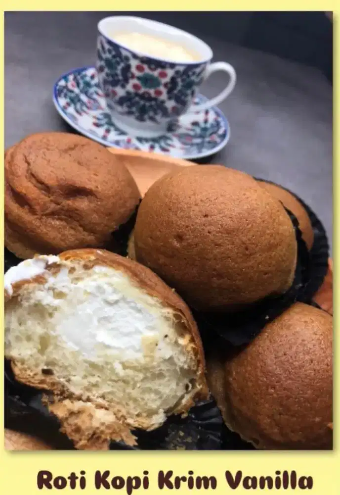 Roti krim vanilla