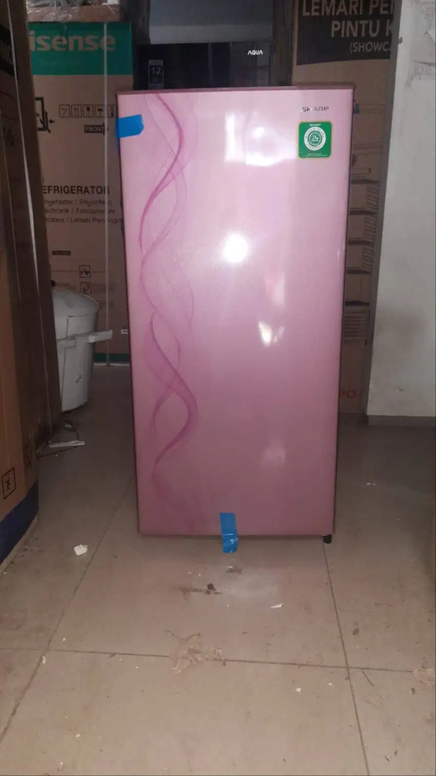 Cuci Gudang kulkas 1 pintu merk Sharp SJ-N182D-AP