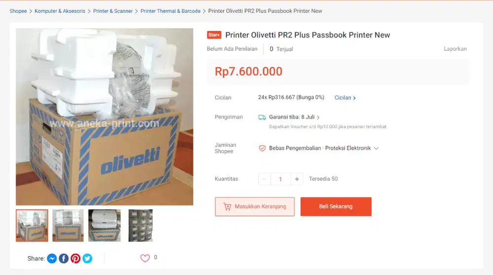 Printer Laserjet Olivetti PR2 Plus Baru ada sisa 9 unit.