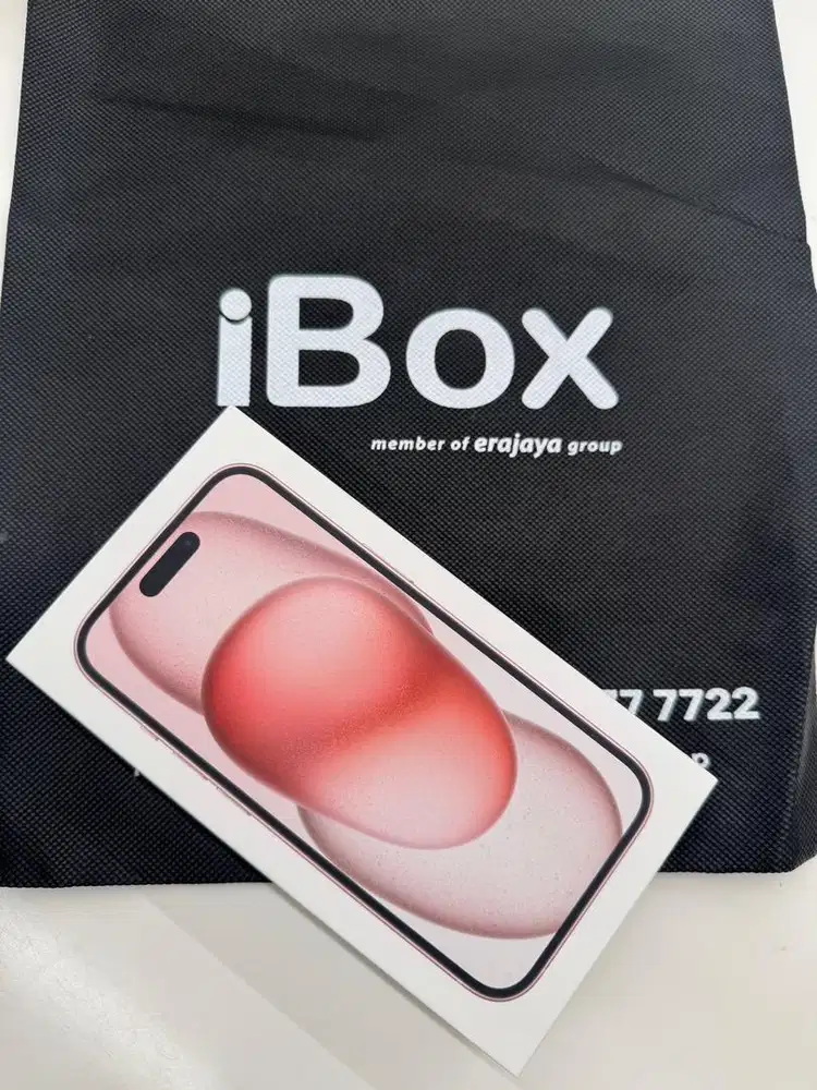 Iphkne 15 128gb pink. Bisa cicilan tanpa CC