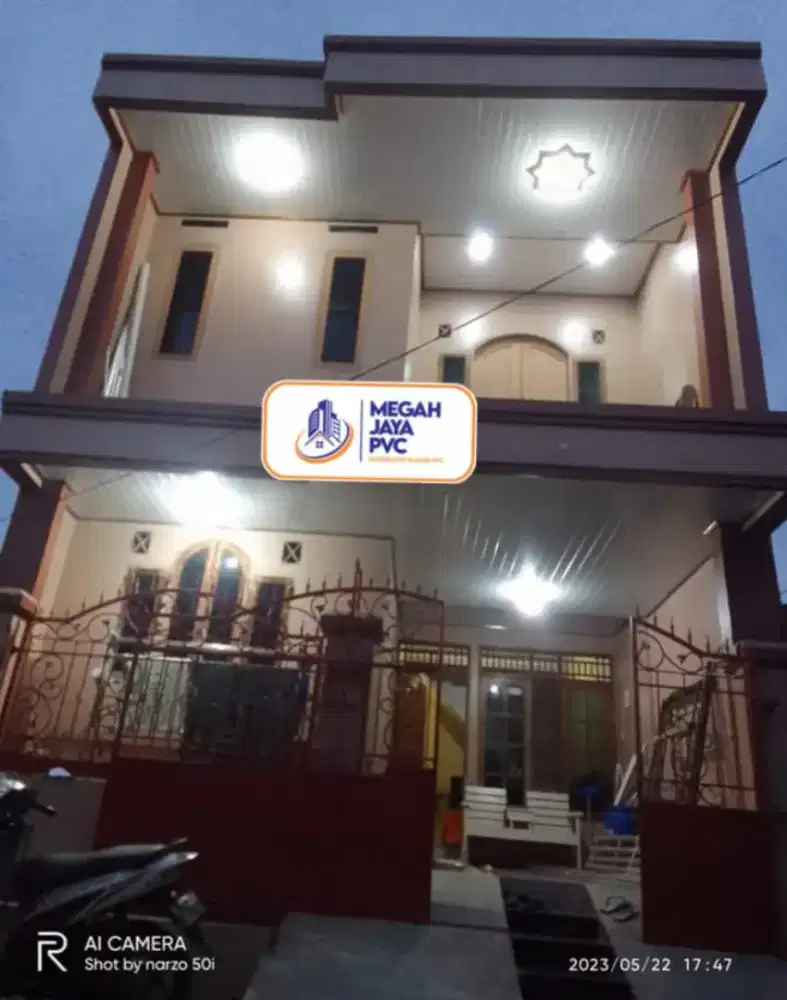 Menjual bahan material plafon PVC dan WPC wall panel