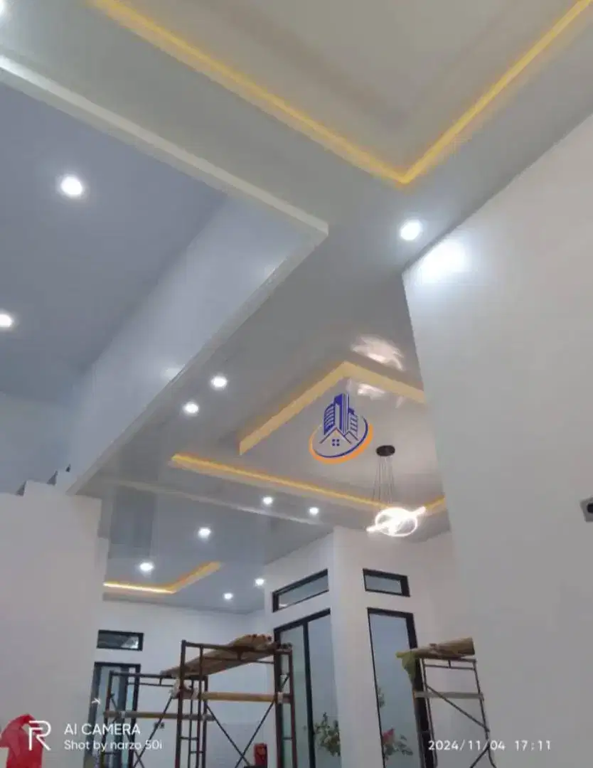 Menjual bahan material plafon PVC dan WPC wall panel