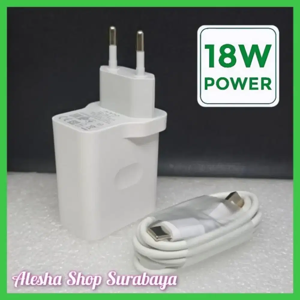 Charger OPPO 18W ORI VOOC Quick Charge Fast Charging & Kabel Micro-USB