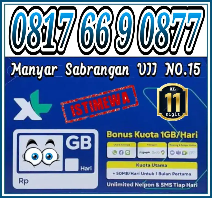 Perdana XL 11Digit Cantik