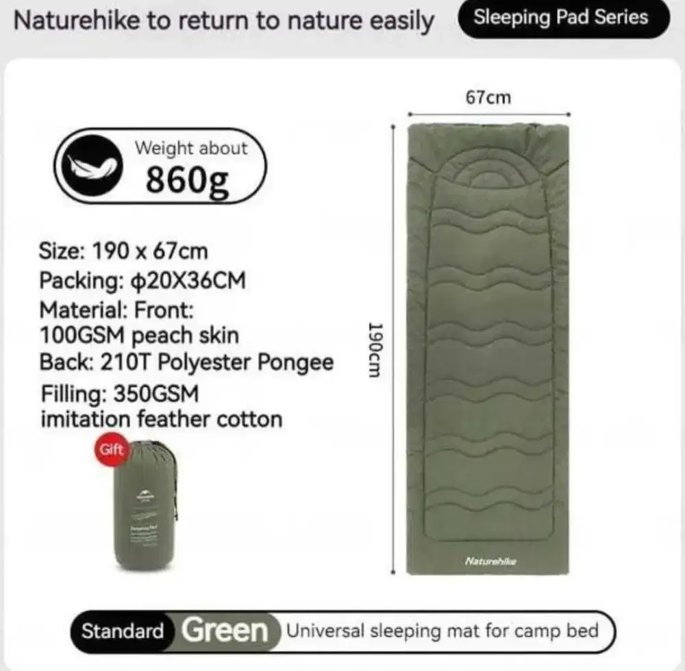 sleeping pad naturhike