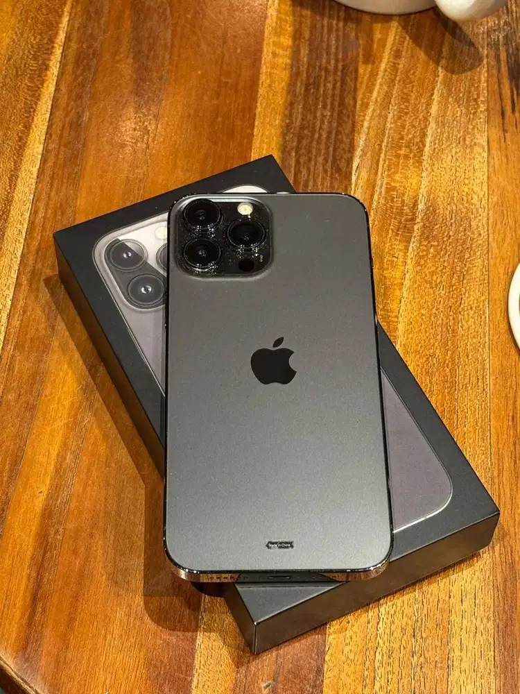 IPhone 13 Pro Max 128GB  Tahun 2021 Graphite iBox Resmi