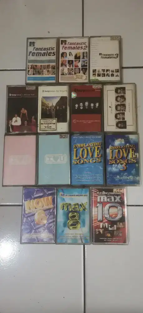 Kaset pita lagu barat prelove/kolpri