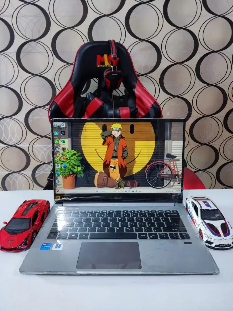 Laptop Acer Swift ram 8gb ssd 256 core i5 siap pake cod
