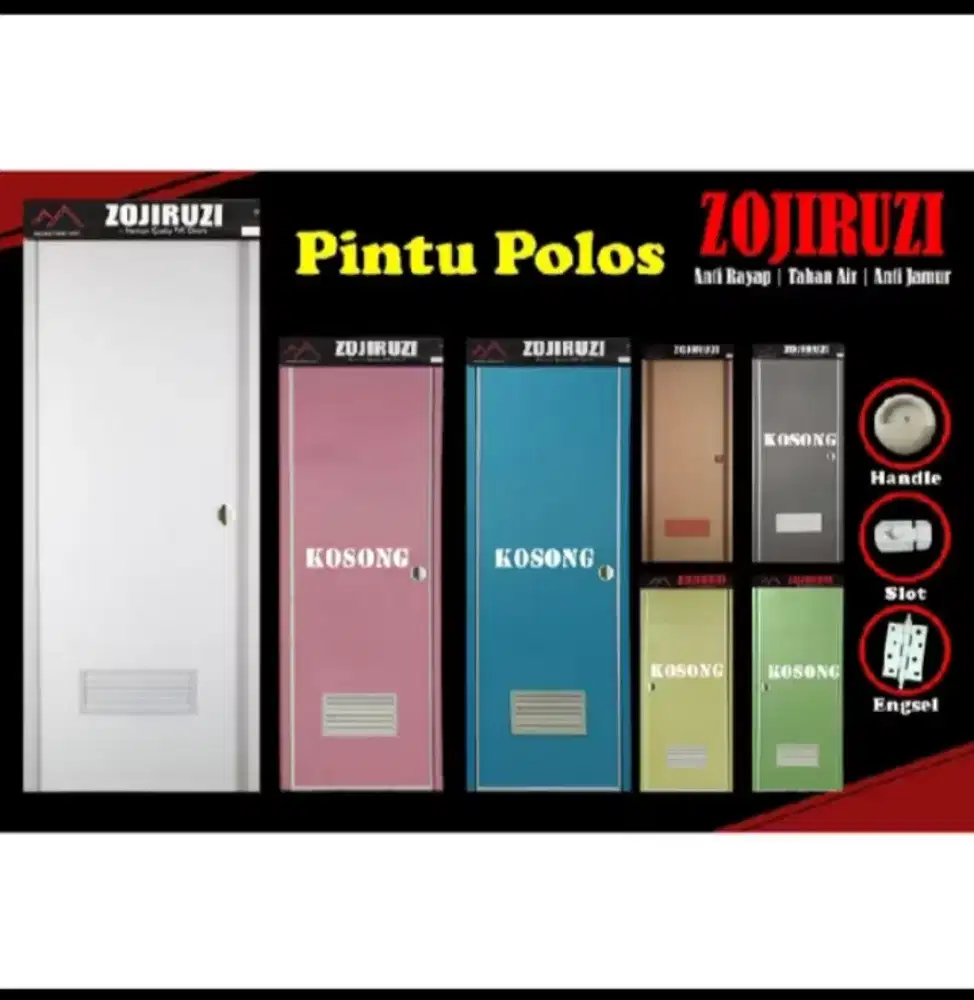 Pintu kamar mandi pvc