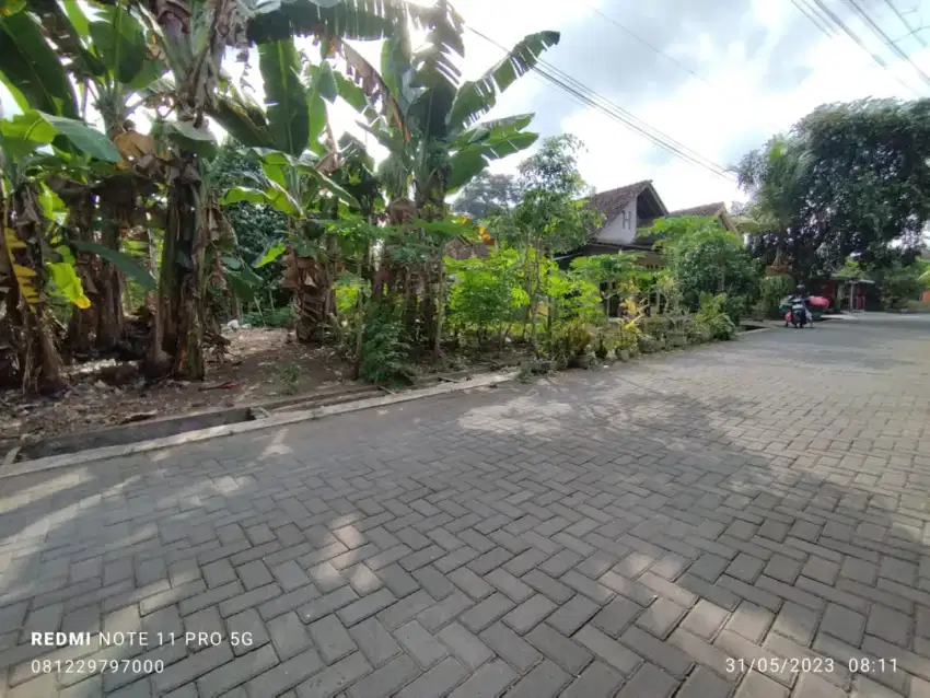 Tanah pekarangan murah Utara hotel Hyatt jl palagan km 8