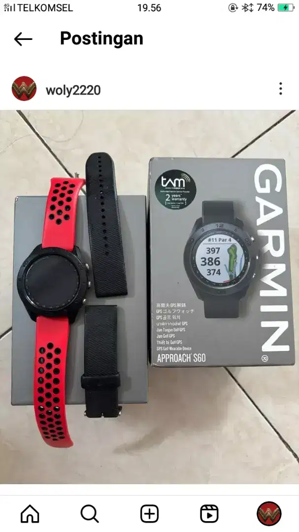 Garmin approach s60 golf mulpis