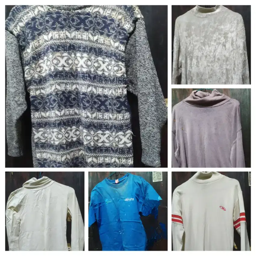 Baju, kaos siap dijual